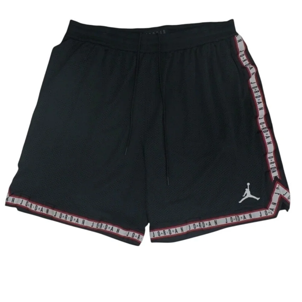 Air Jordan Basketball Shorts Mens 3XL Black Mesh Logo Taping Jumpman